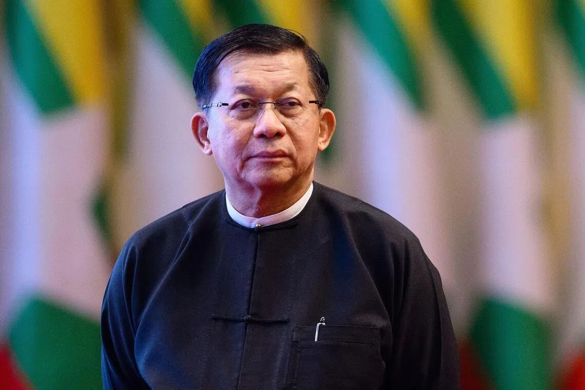 Myanmar's ex-junta chief seeks regional rehabilitation with first Thailand visit as civilian leader
