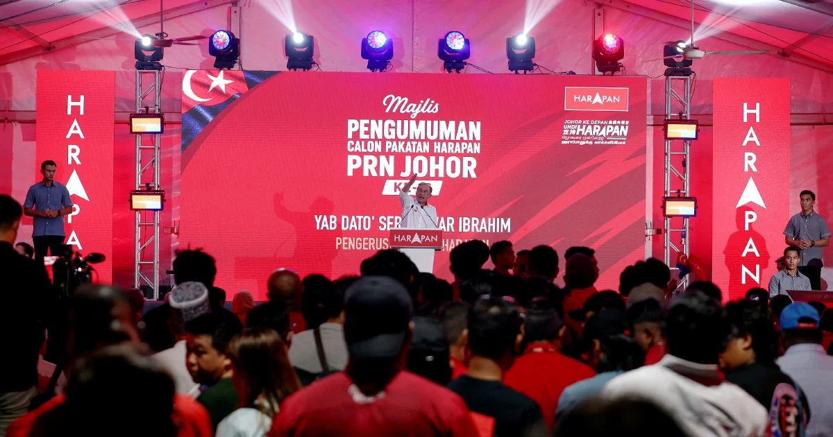 Anwar Calls for Clear Boundary Between Johor Election and Royal Institutions