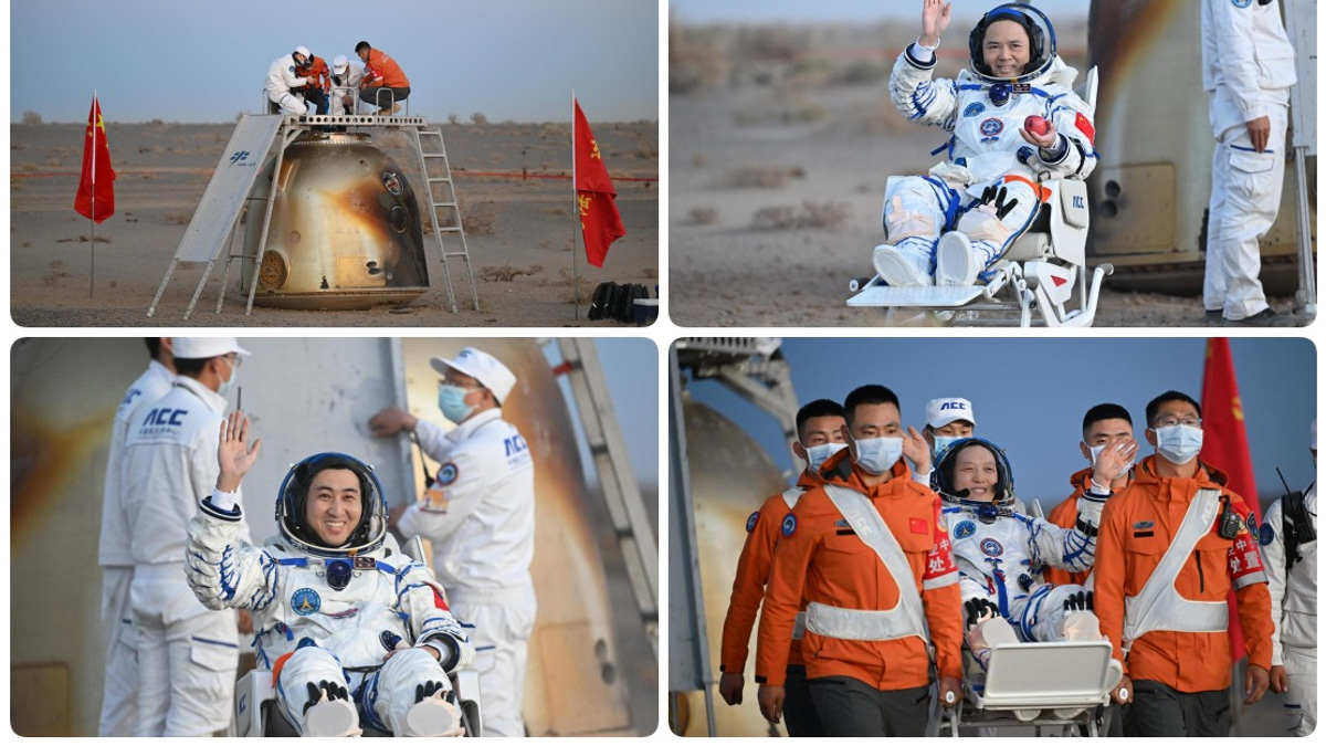 Shenzhou-21 Astronauts Complete Record 210-Day Mission, Return Safely to Earth