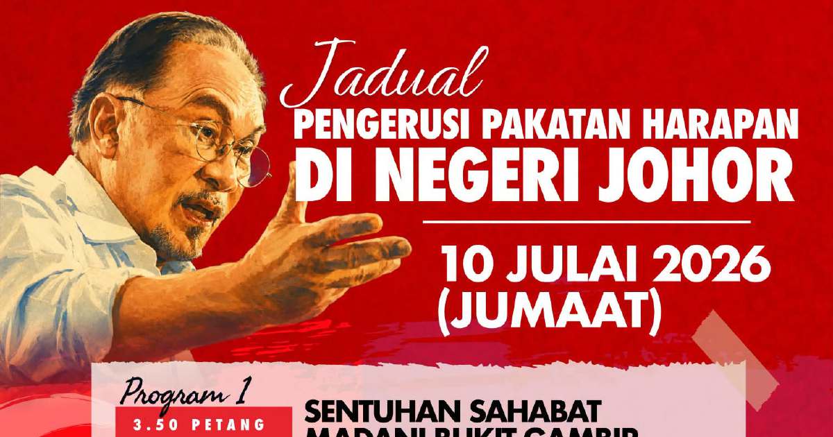 Anwar Makes Final Push for Johor Voters as Pakatan Harapan Enters Campaign Stretch