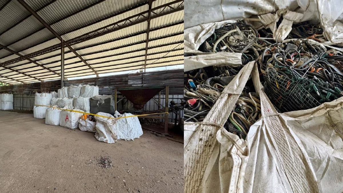 RM3 Million E-Waste Haul Seized in Bukit Mertajam Operation; Five Suspects Detained