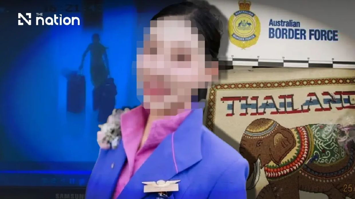 Thai Flight Attendant Caught in International Drug Smuggling Scheme Linked to Golden Triangle Syndicates