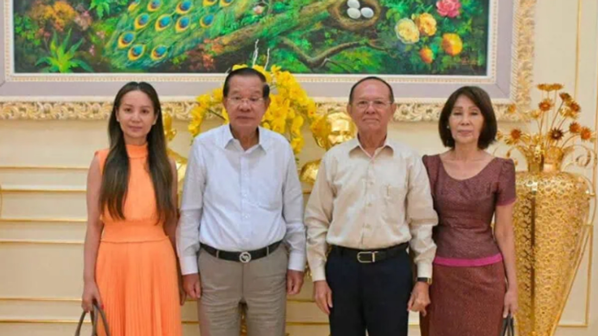 Hun Sen Hosts Former Rival Kem Sokha at Home, Lauds Opposition Leader's Daughter