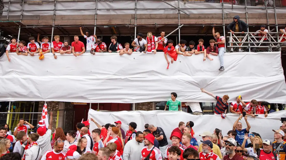 Arsenal celebrations turn chaotic: 75 rescued from heights, 16 arrested