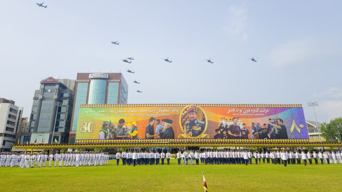 Brunei Readies Grand Ceremonial Parade for Sultan's 80th Birthday Milestone