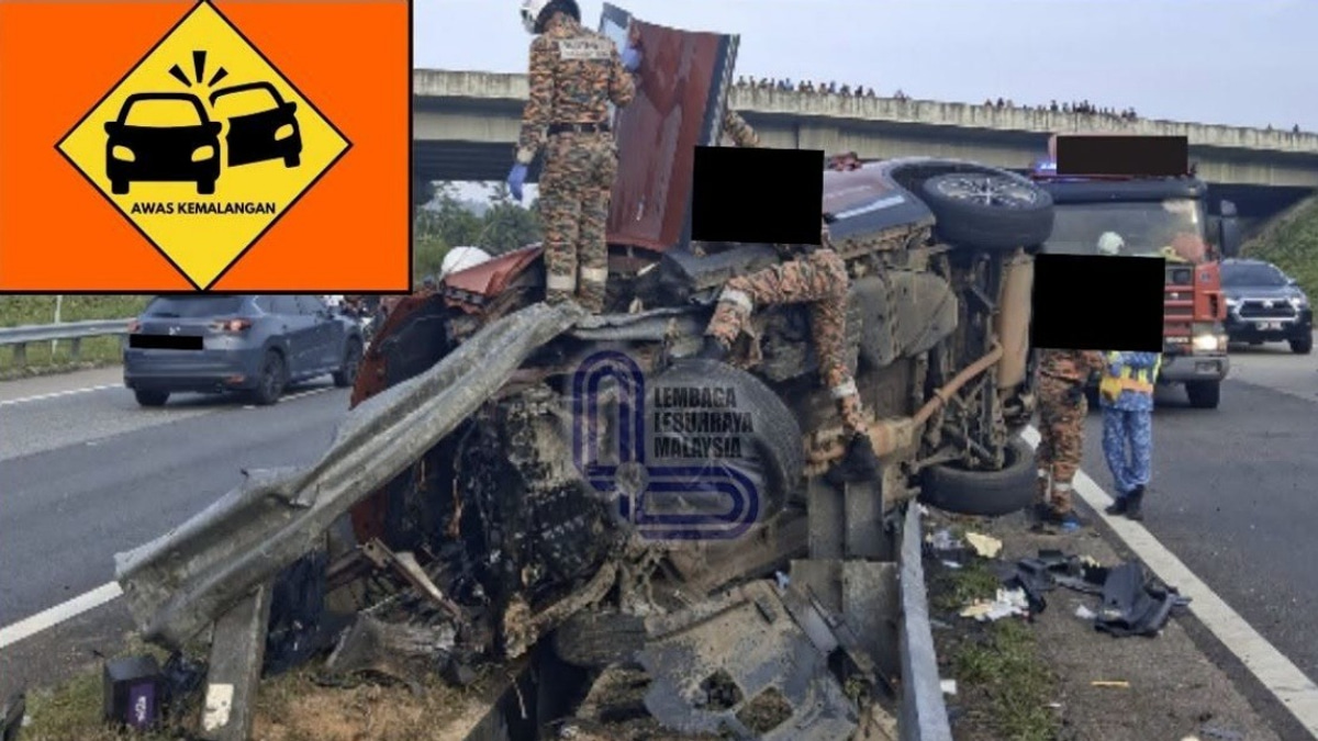 Woman Loses Leg in LPT2 Expressway Crash Near Dungun
