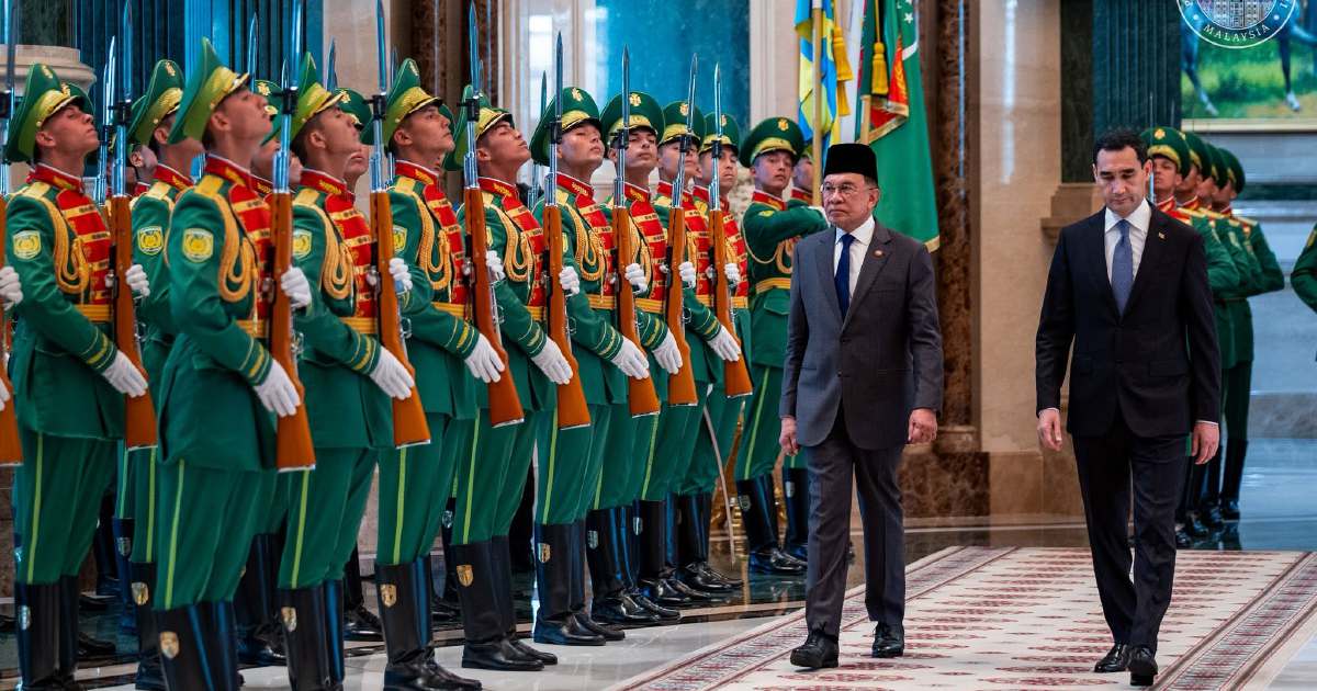 Anwar Receives State Welcome in Turkmenistan, Signalling Deepened Central Asian Ties