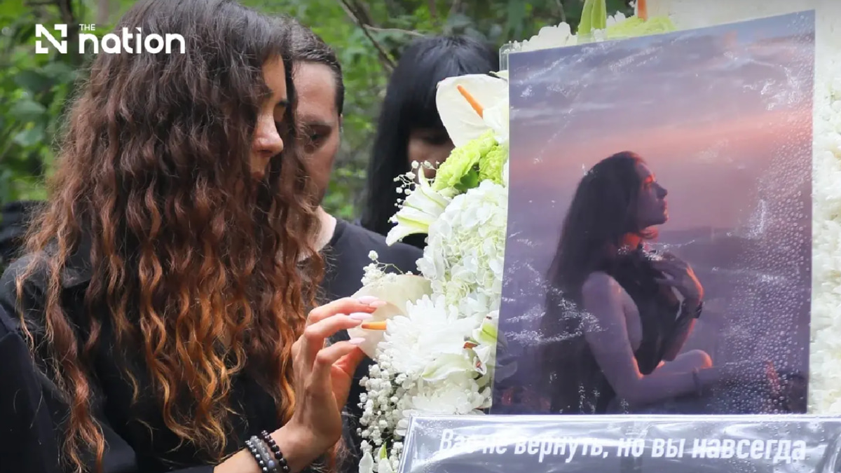 Russian siblings' mother pays final respects at Thai memorial as investigation continues