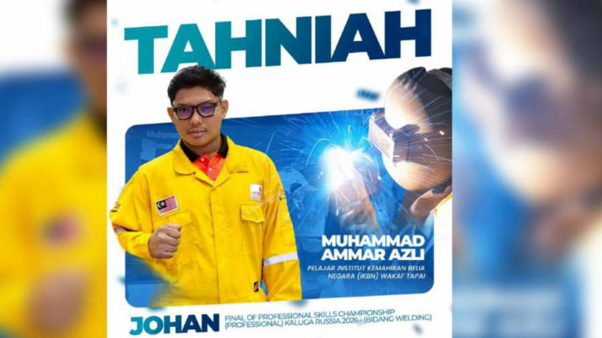 Deputy PM Ahmad Zahid Hails Welding Champion From Skills Institute
