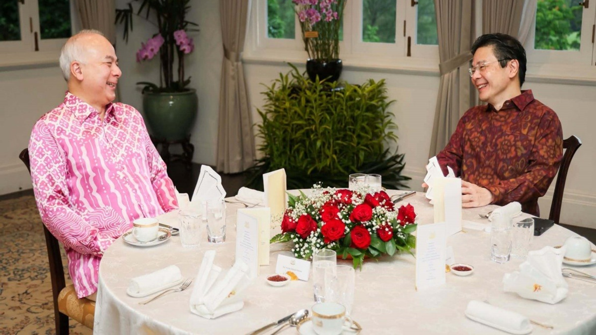 Sultan Nazrin and Singapore PM Lawrence Wong Strengthen Malaysia-Singapore Ties Through Bilateral Talks