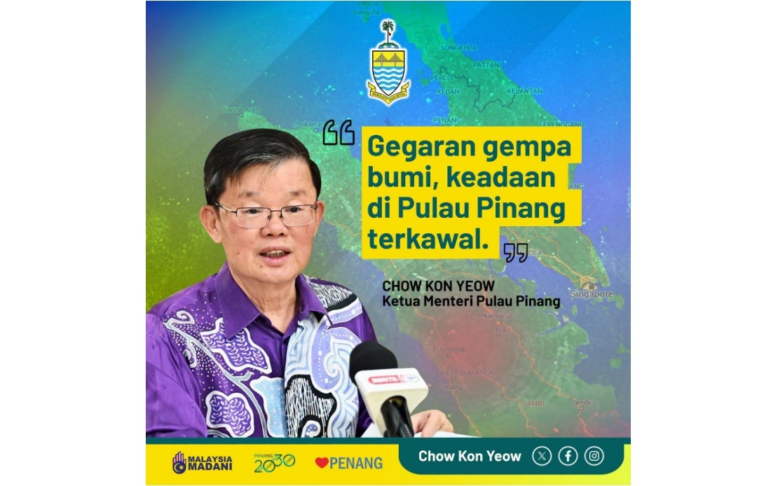 Penang Declares All Clear After Indonesia Earthquake Triggers Tremors Across State