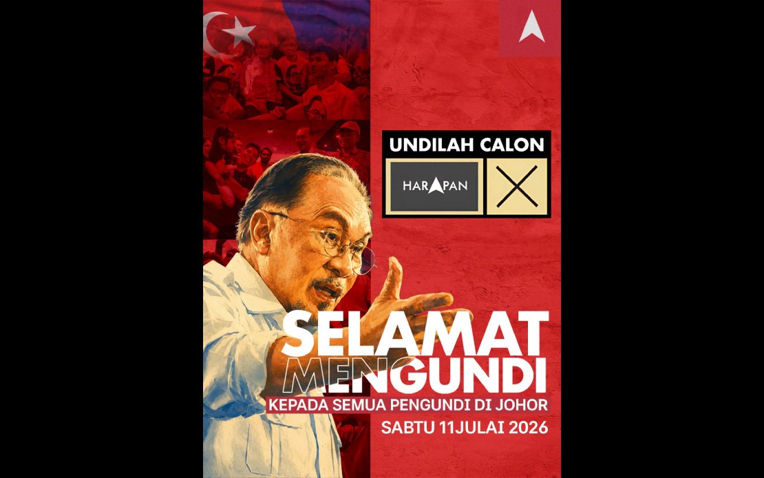 Anwar Rallies Johoreans to Vote in State Election, Promises Reform and Good Governance