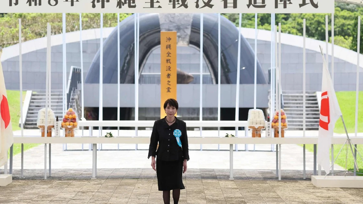 Japanese PM Faces Backlash at WWII Memorial Over Military Expansion Plans