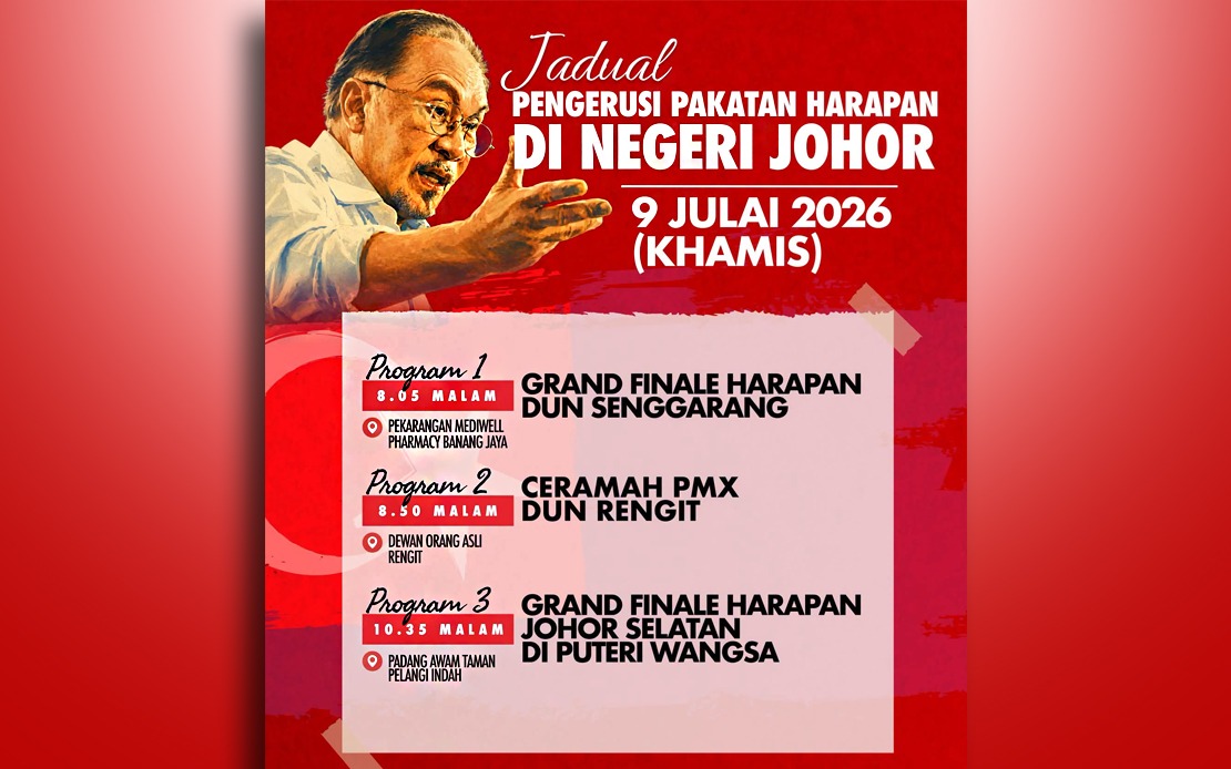 Anwar Intensifies Johor Campaign Push as PH Looks to Consolidate Support