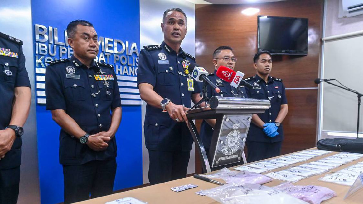 Thai woman and partner held with RM728k worth of drugs in Bentong raid