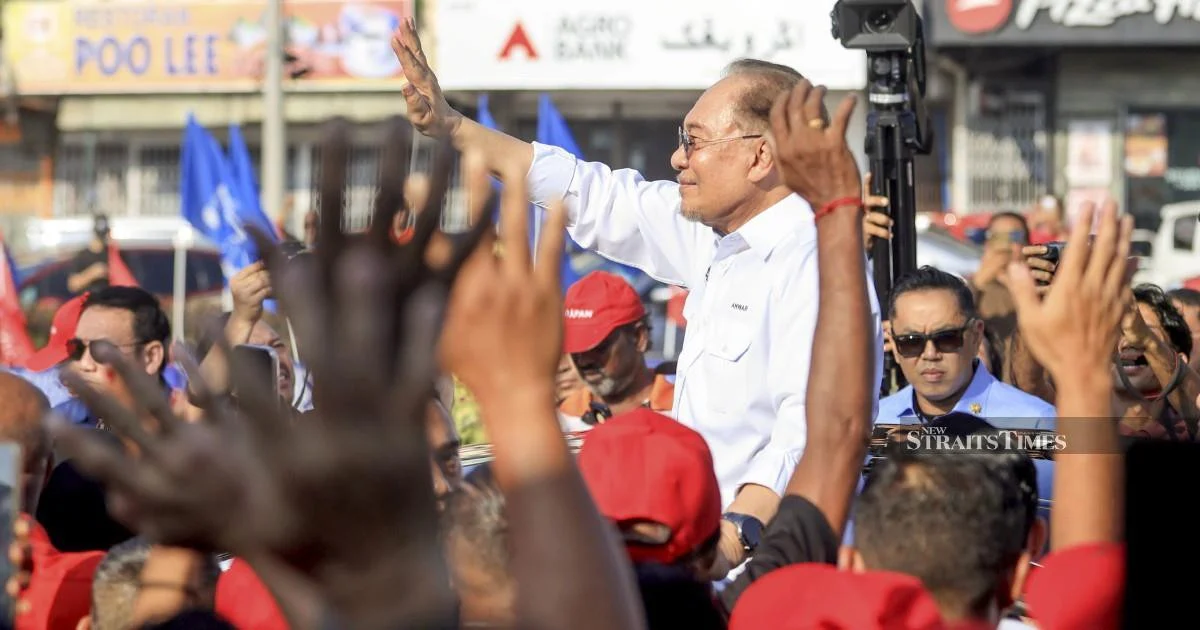 Anwar appeals to Johor electorate to support Pakatan Harapan's bid for state administration