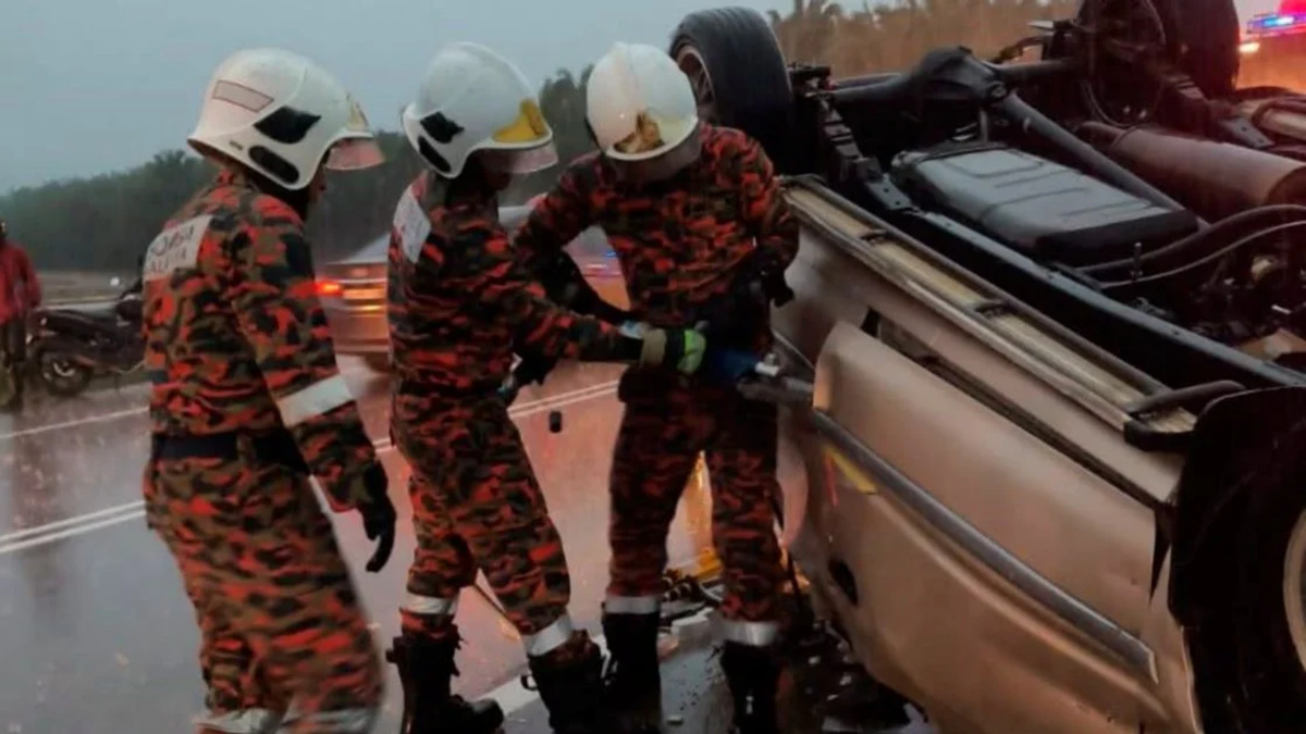 Two Sisters Among Four Killed in Separate Crashes Within One Hour in Pahang