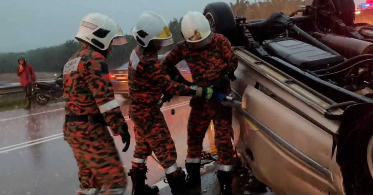 Two Sisters Among Four Killed in Separate Crashes Within One Hour in Pahang