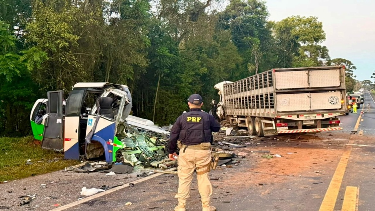 23 Killed in Head-On Collision Between Bus and Lorry in Brazil's Paraná State