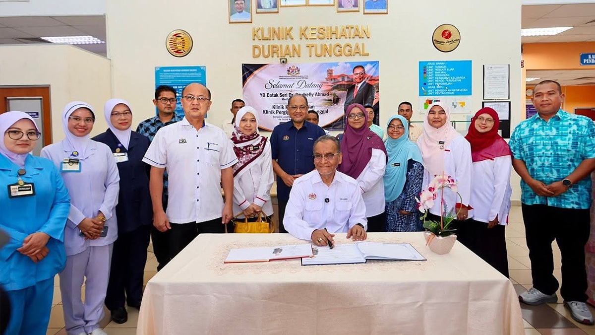 Health Ministry Allocates RM750,000 For Durian Tunggal Clinic Improvements