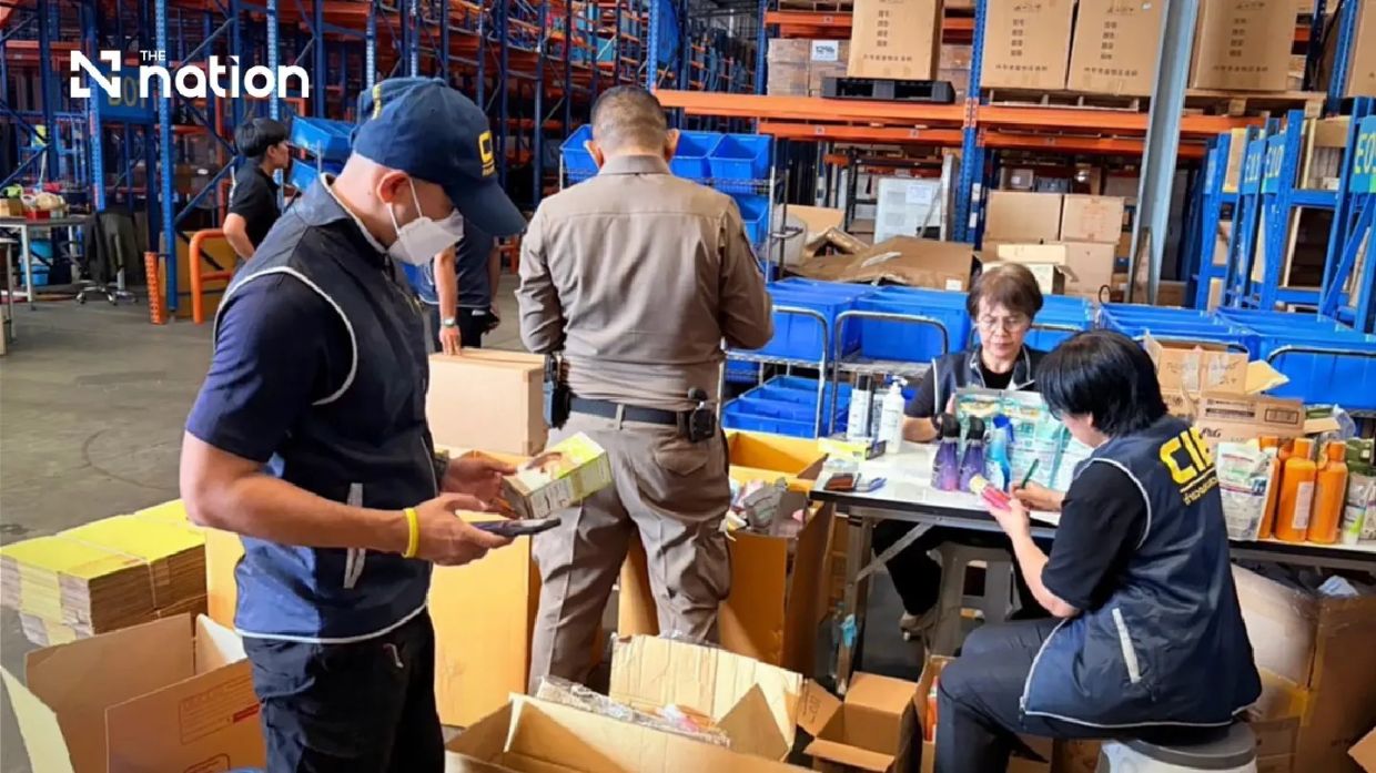 Thai Police Seize Over 83,000 Illegal Japanese Products in Major Warehouse Raid