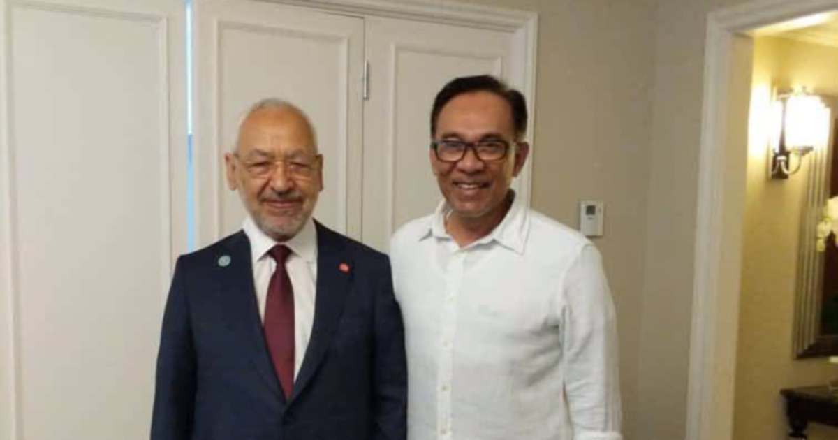Anwar urges Tunisia to free Islamist leader Ghannouchi on humanitarian grounds