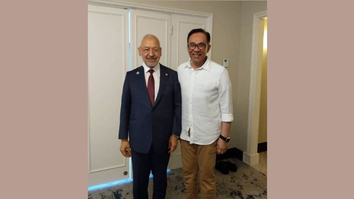 Anwar Seeks Ghannouchi's Release on Humanitarian Grounds