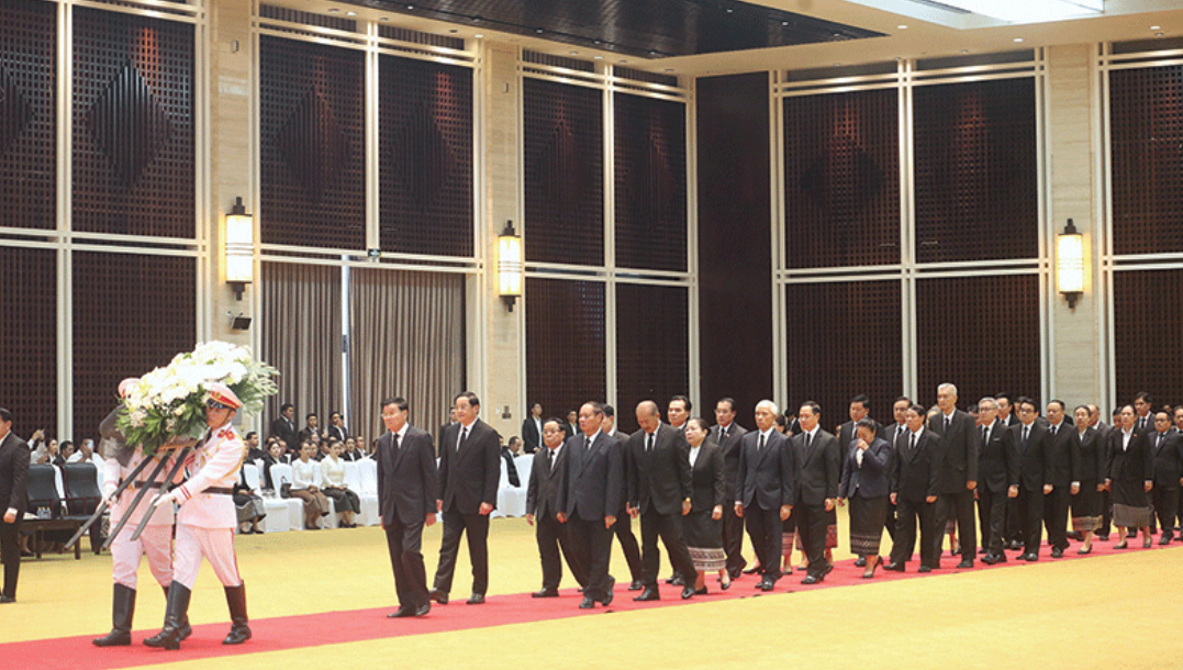 Laos honours late National Assembly President Xaysomphone with state funeral