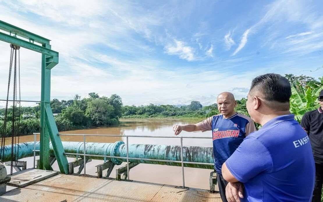 Armizan Inspects Papar Water Supply Projects as District Tackles Raw Water Quality Issues