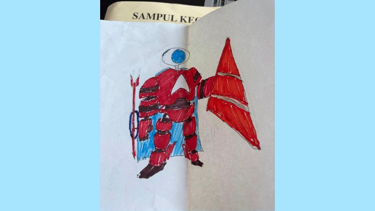 Prime Minister Treasures Drawing from Special Needs Child at Temu Anwar Event