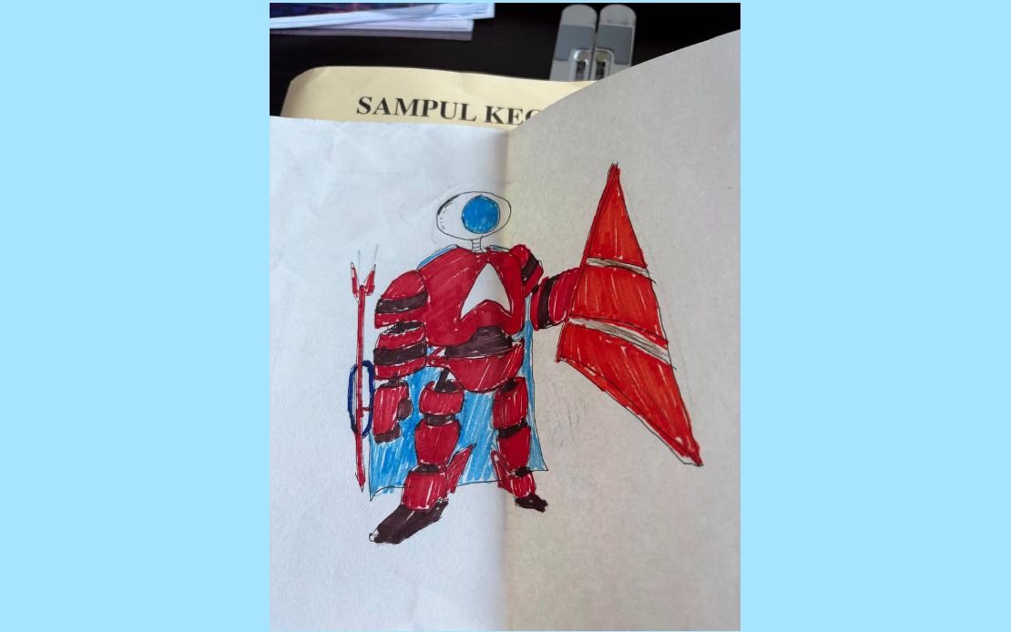 Prime Minister Treasures Drawing from Special Needs Child at Temu Anwar Event