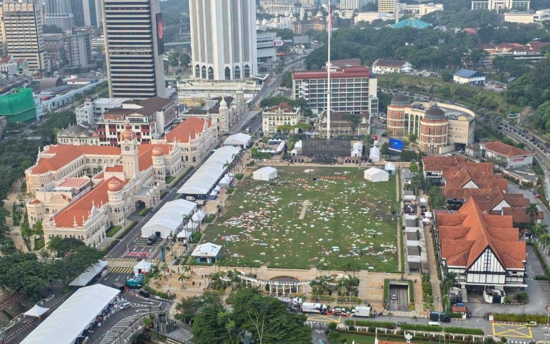 Hannah Yeoh Calls for Civic Responsibility After Dataran Merdeka Cleanup Following World Cup Screening