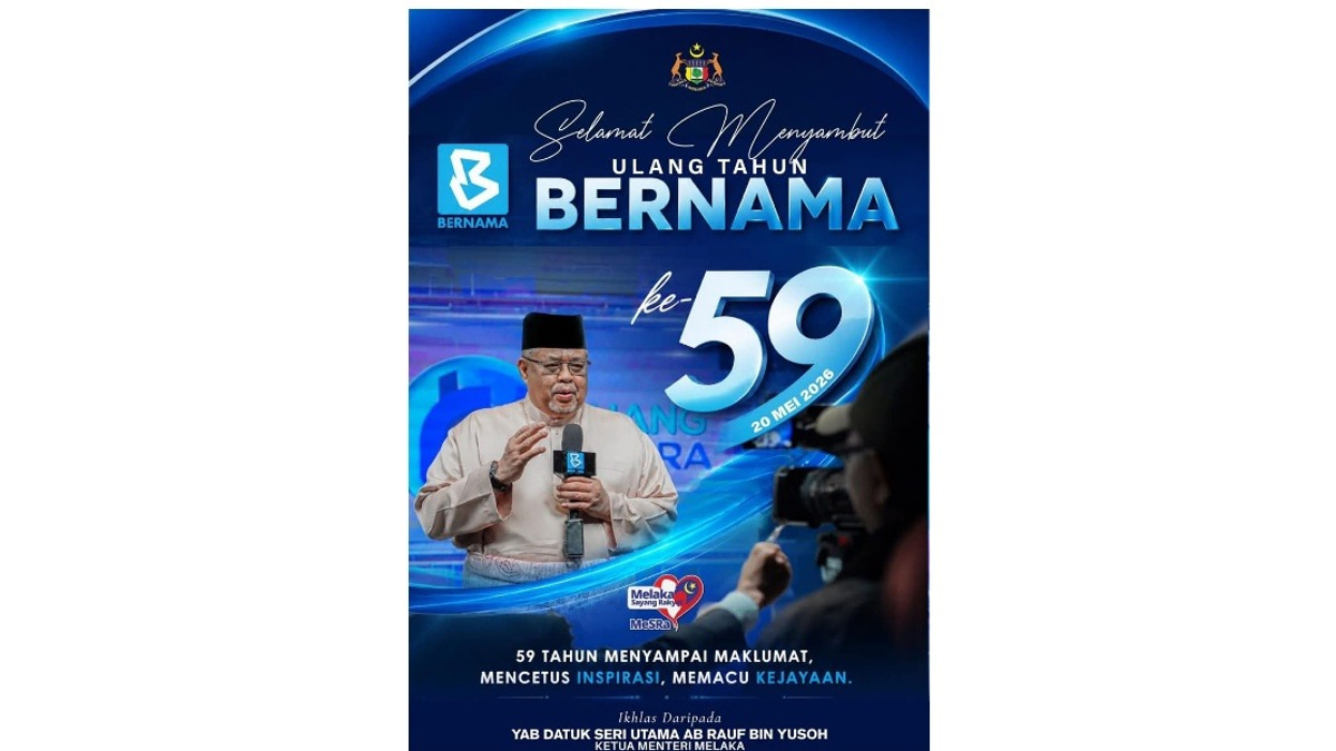 Bernama Vital in Communicating Government Policies, Says Melaka Chief Minister