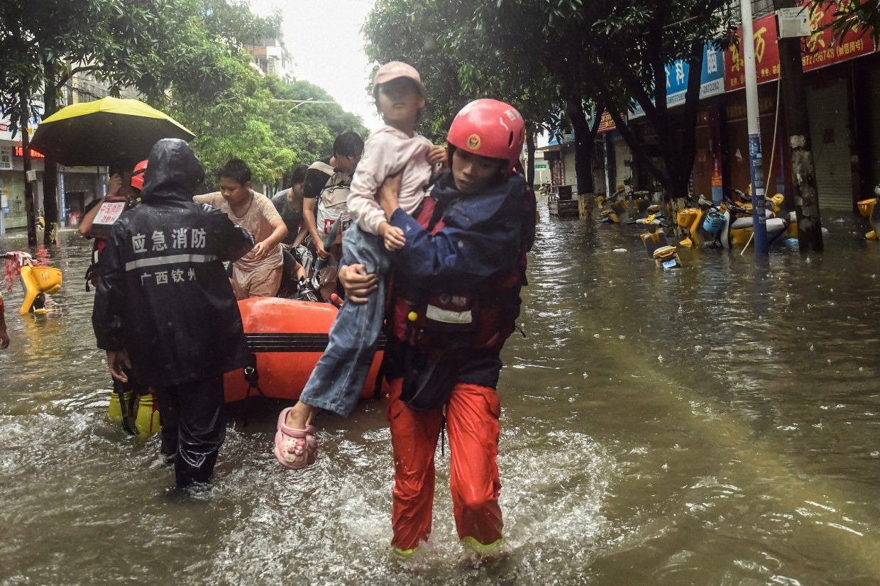 China grapples with multiple natural disasters as storms kill dozens and displace over 100,000