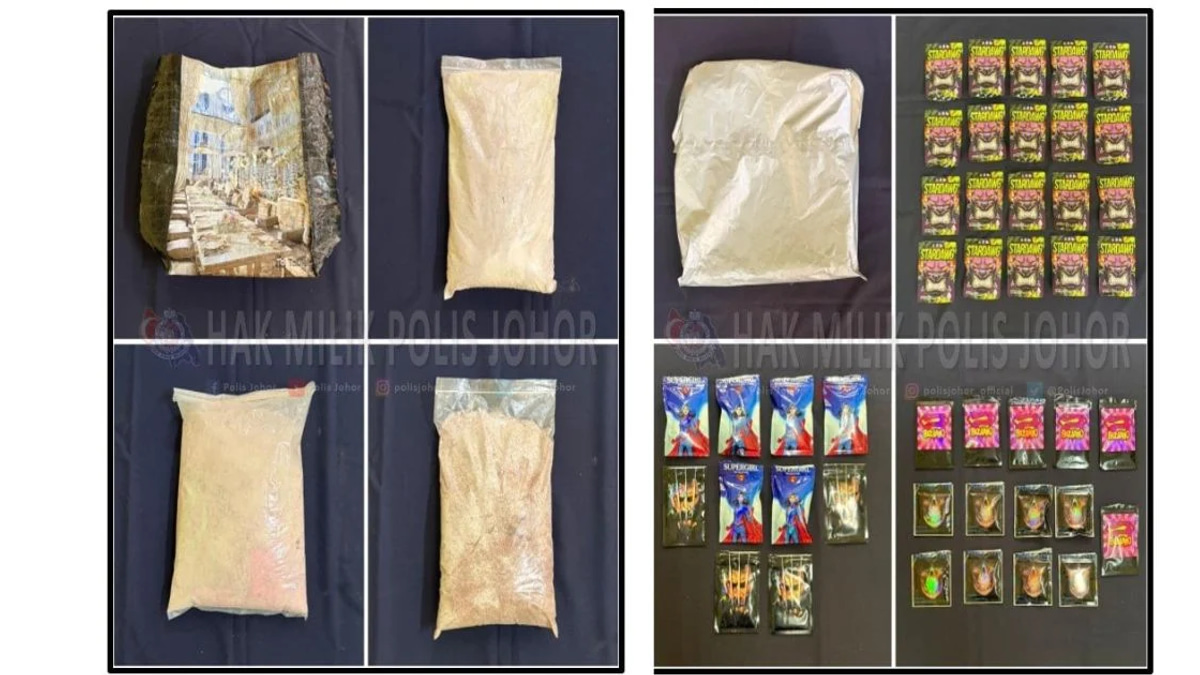 Married Couple Held in Major Johor Drug Bust Worth RM3.59 Million