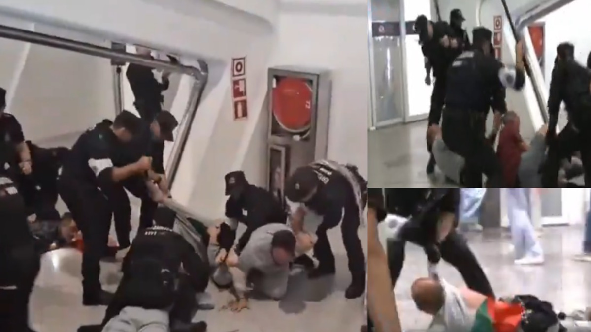 Spanish Police Use Force Against Gaza Flotilla Activists at Bilbao Airport