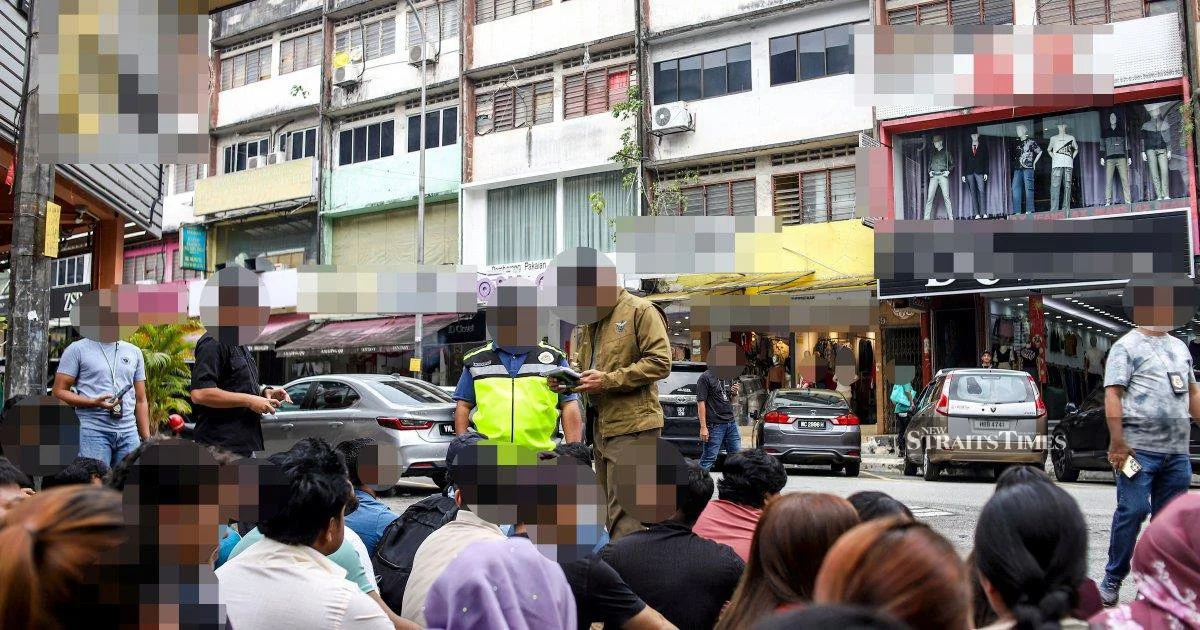 Immigration Raid Nets 111 Undocumented Migrants in Kuala Lumpur Wholesale District
