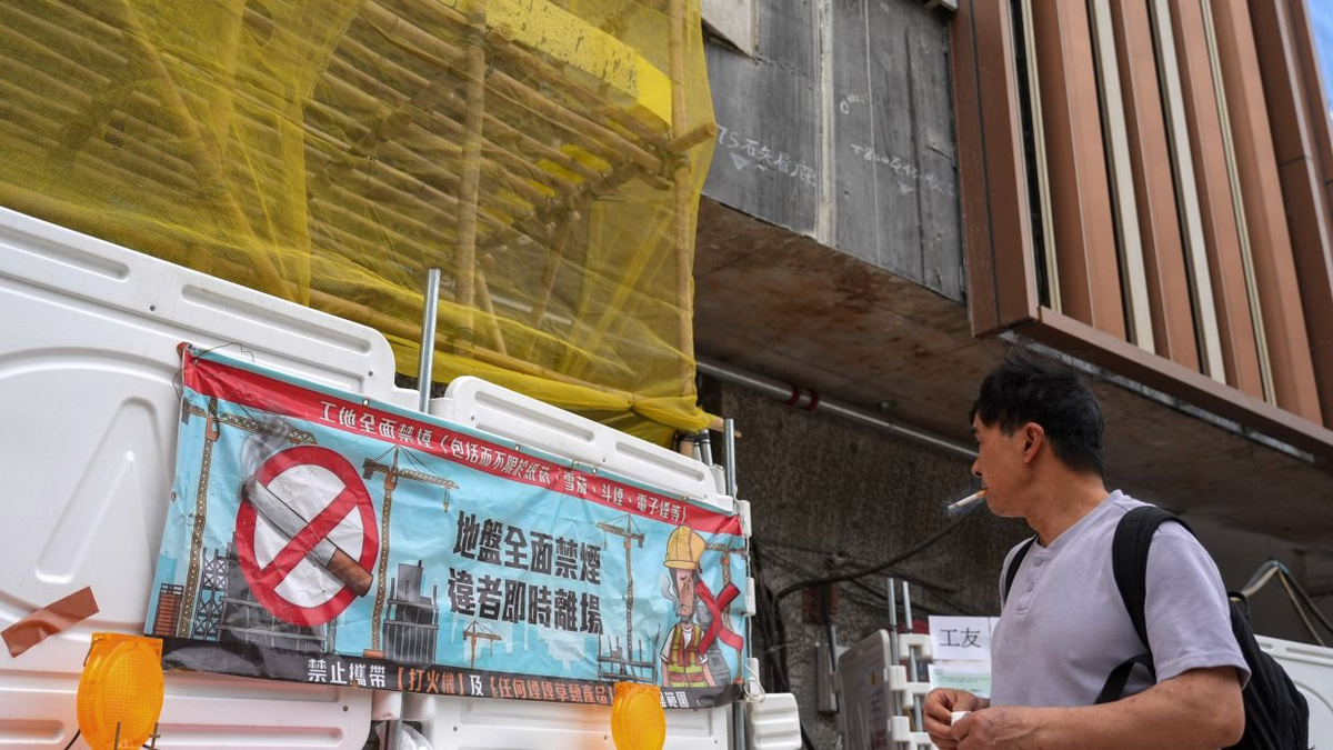 Hong Kong to ban smoking at construction sites from July 17 following Tai Po blaze