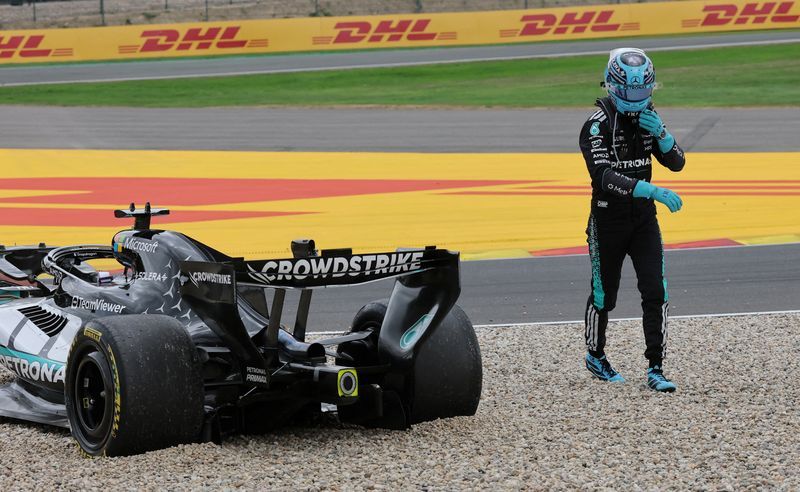 Russell 'numb to the disappointment' after Belgian GP crash with Hamilton