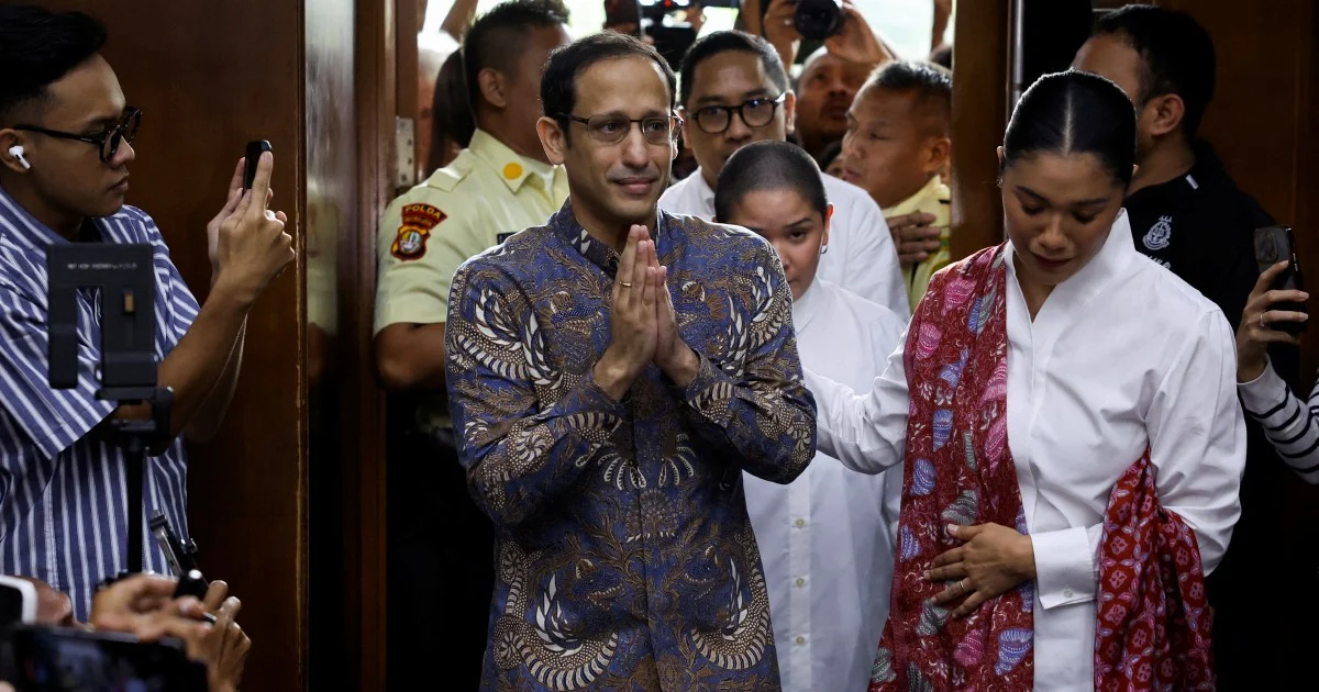 Former Indonesian Education Minister and Gojek Co-founder Nadiem Makarim Sentenced to 10 Years for Corruption