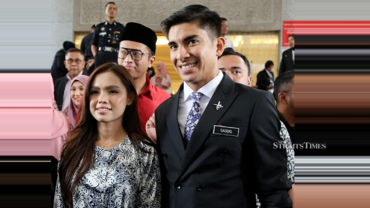 Sentimental gesture: Syed Saddiq wears fiancé Bella Astillah's gift ties to court appearances