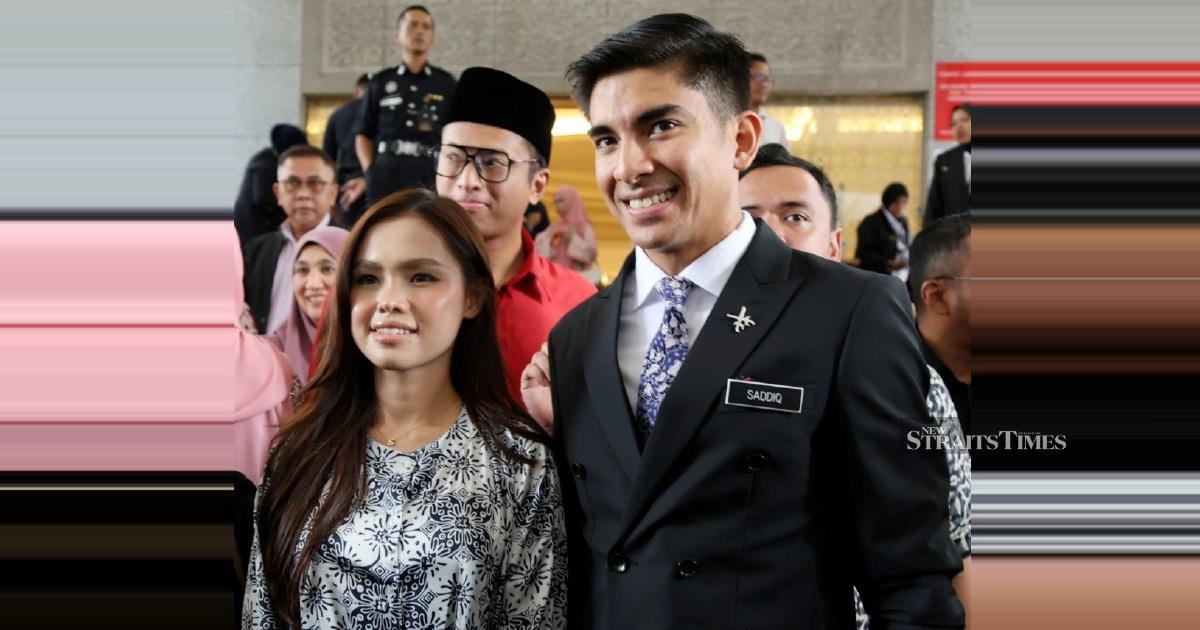 Sentimental gesture: Syed Saddiq wears fiancé Bella Astillah's gift ties to court appearances