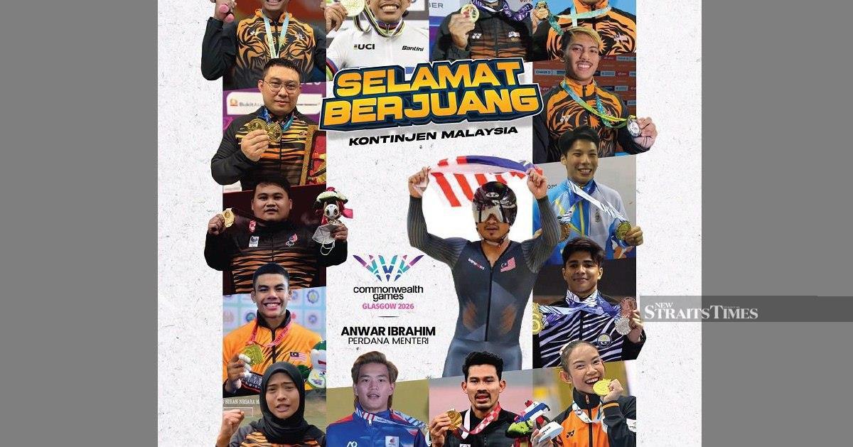 Anwar Backs Malaysian Athletes Heading to Glasgow Commonwealth Games in 2026