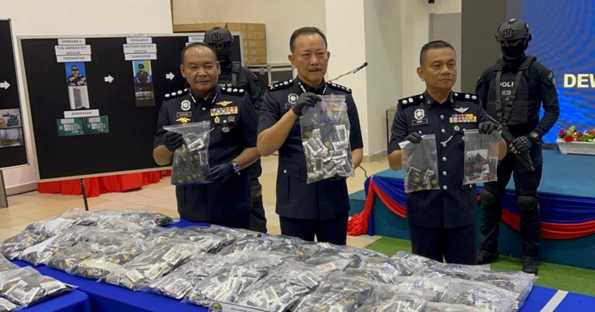Police dismantle RM10.68m drug-laced vape operation in Johor; seven suspects arrested