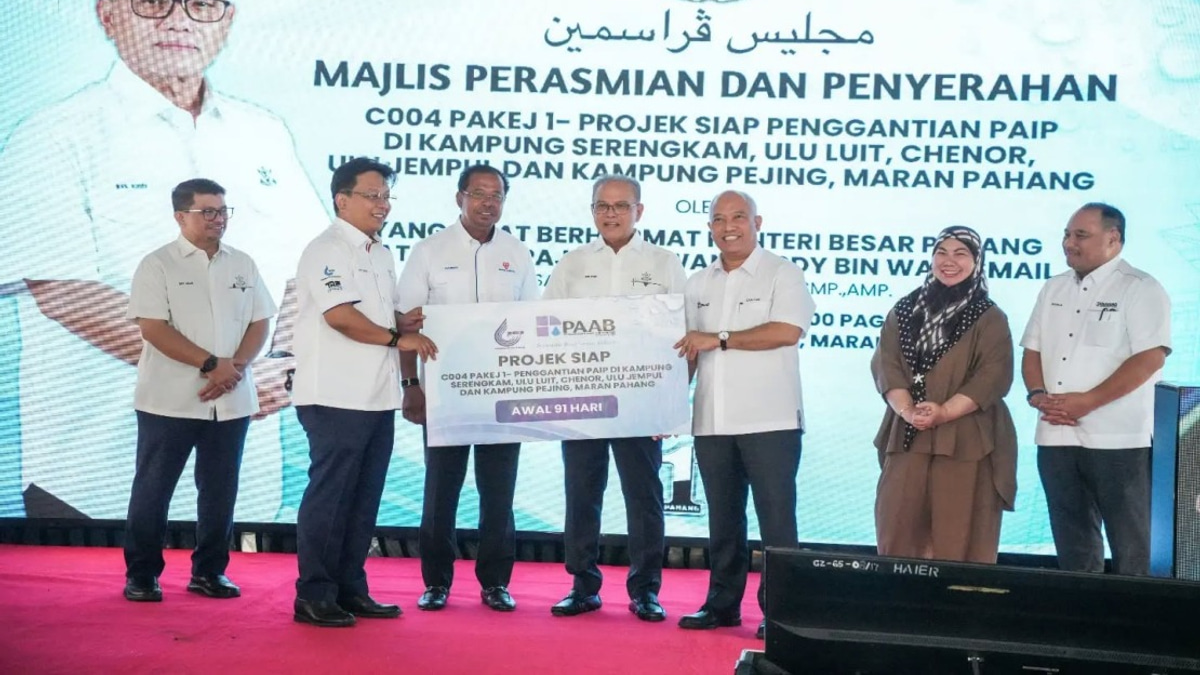 RM11.19 Million Pipe Replacement Completes Maran's Two-Decade Water Crisis