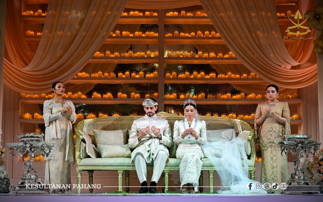 Pahang Sultan Presides Over Daughter's Wedding Reception in Kuala Lumpur