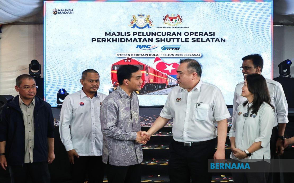 Shuttle Selatan Rail Service Opens, Set to Serve Over Two Million in Johor