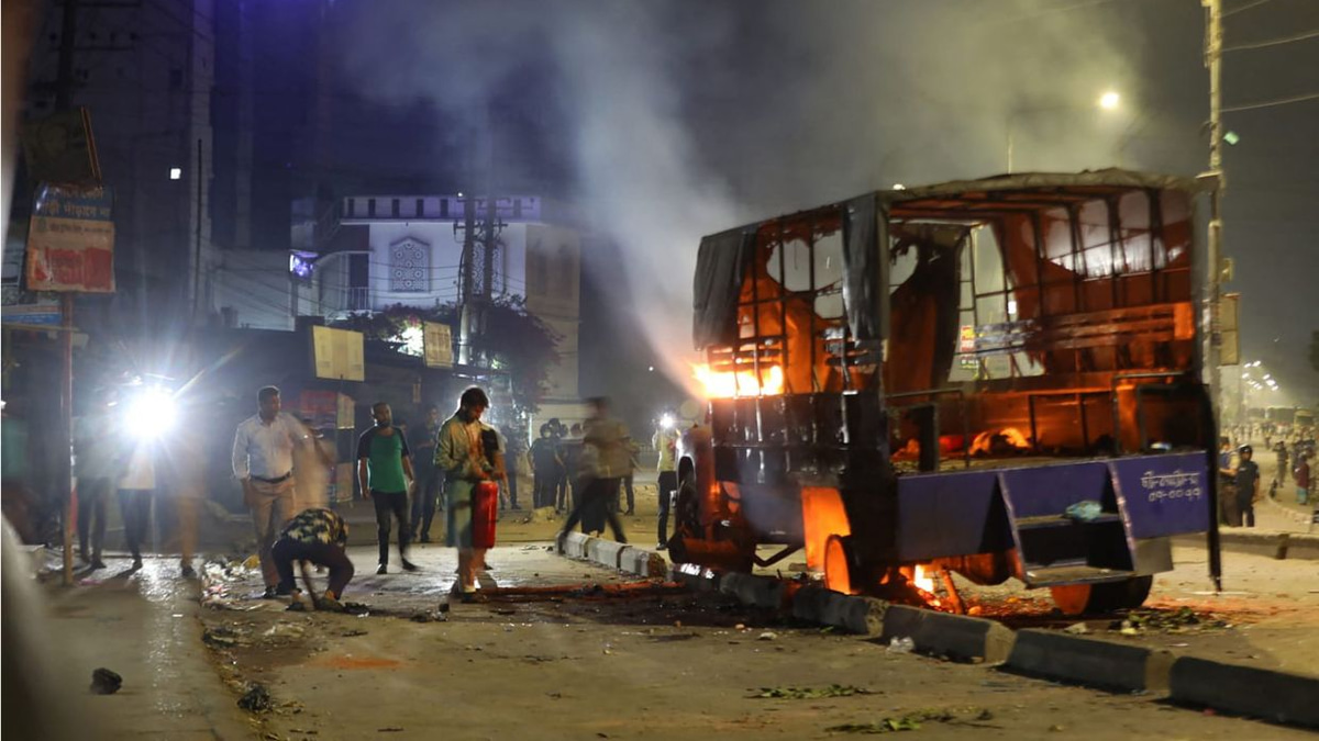 Thousands clash with Bangladesh police over alleged rape of four-year-old