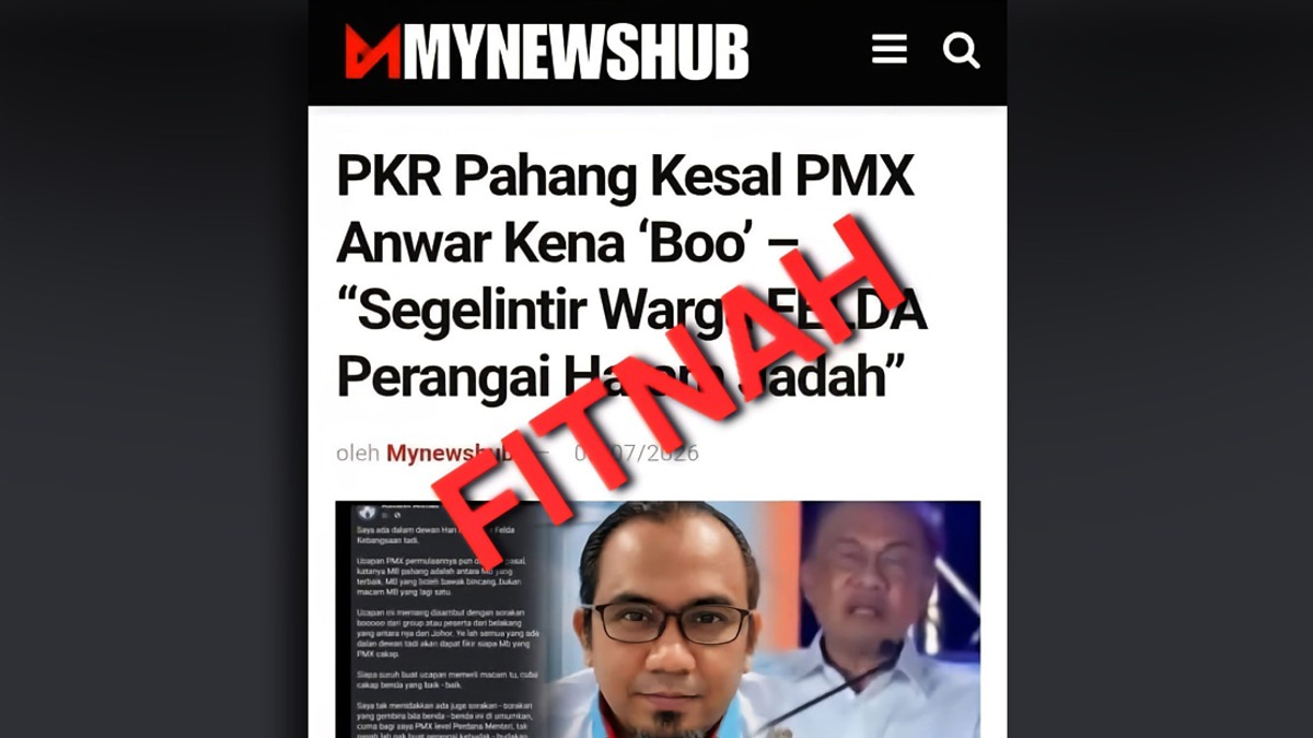 PKR Pahang Denies Report of Anwar Receiving Hostile Reception at FELDA Event