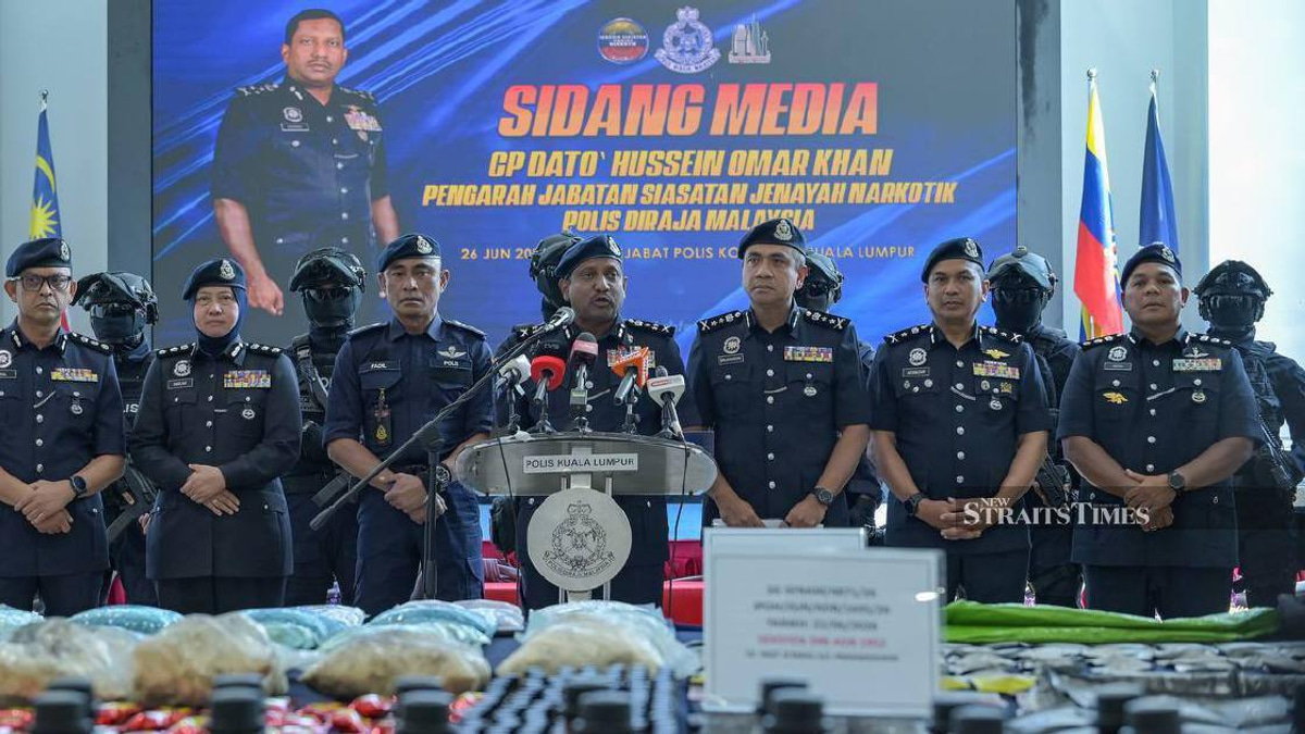 Police Seize RM135.63 Million in Drugs After Three-Pronged Cheras Operation